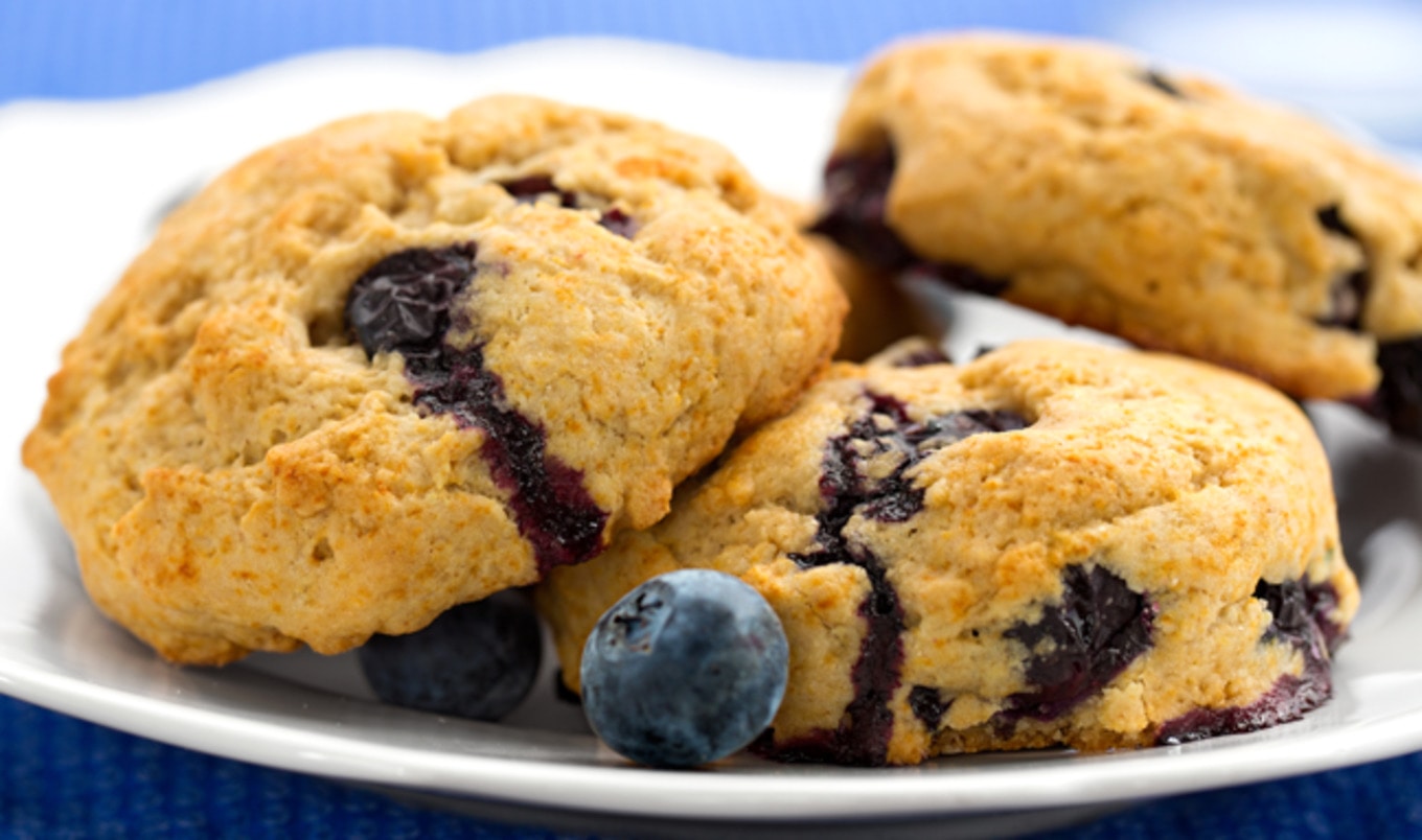 Vegan Gluten-Free Blueberry Scones