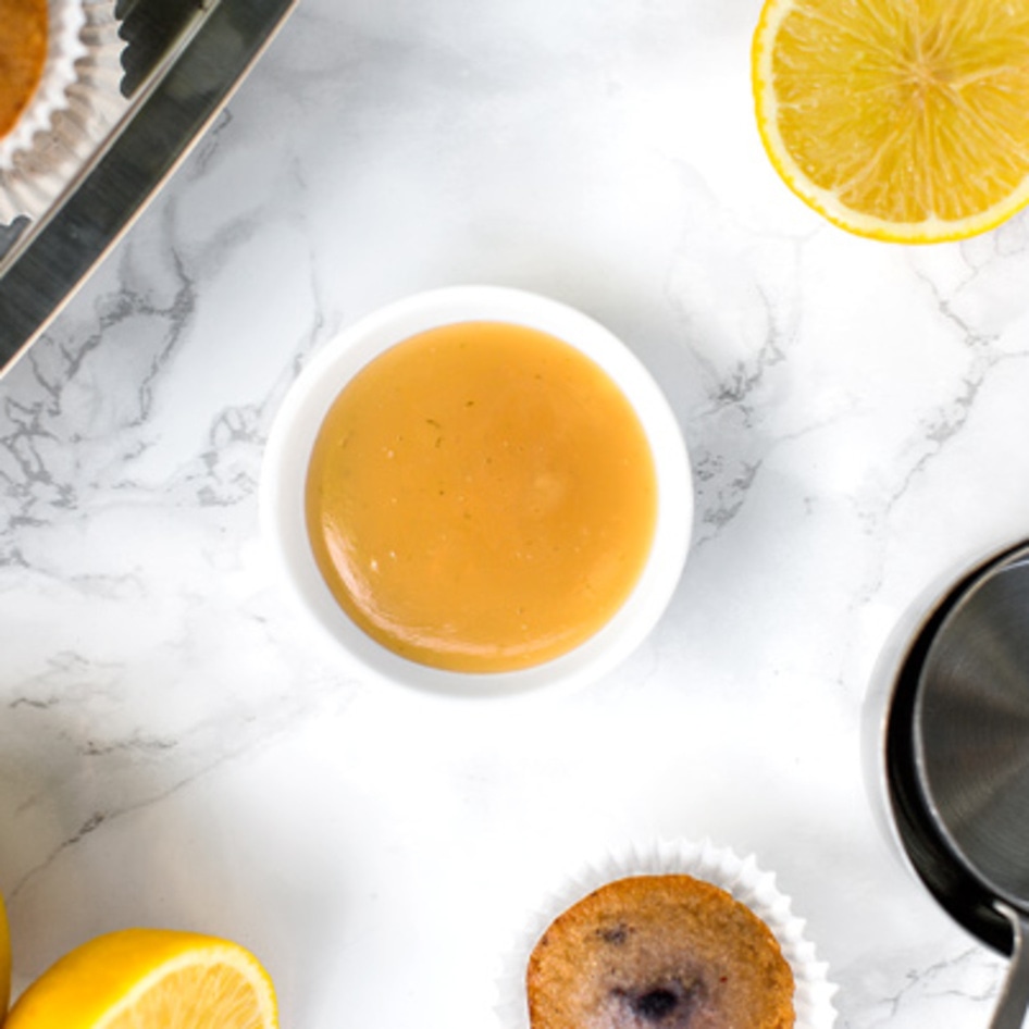 Easy Vegan Lemon Glaze