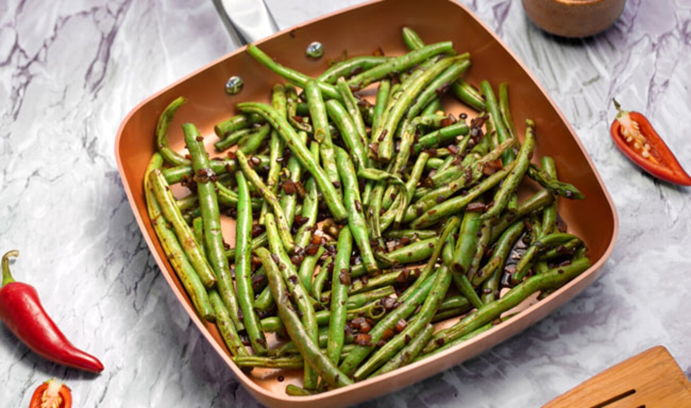 Szechwan Ginger String Beans