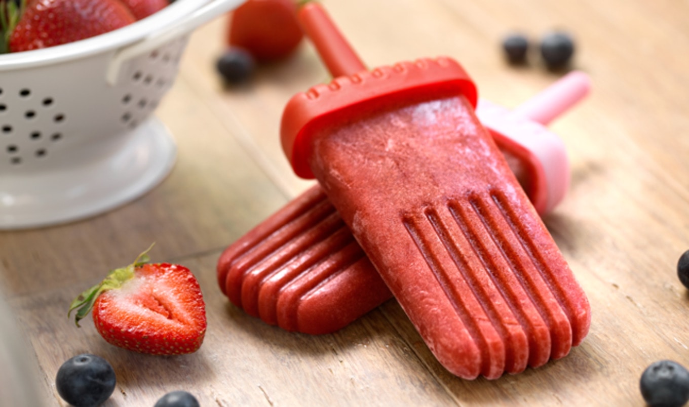 Very Berry Vegan Popsicles