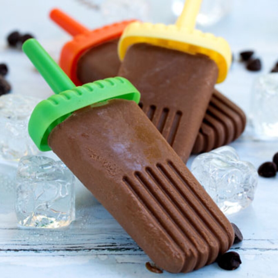 4-Ingredient Vegan Chocolate Pudding Pops