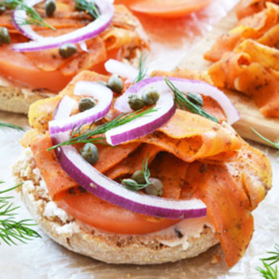 Vegan Lox With Homemade Cashew Cream Cheese