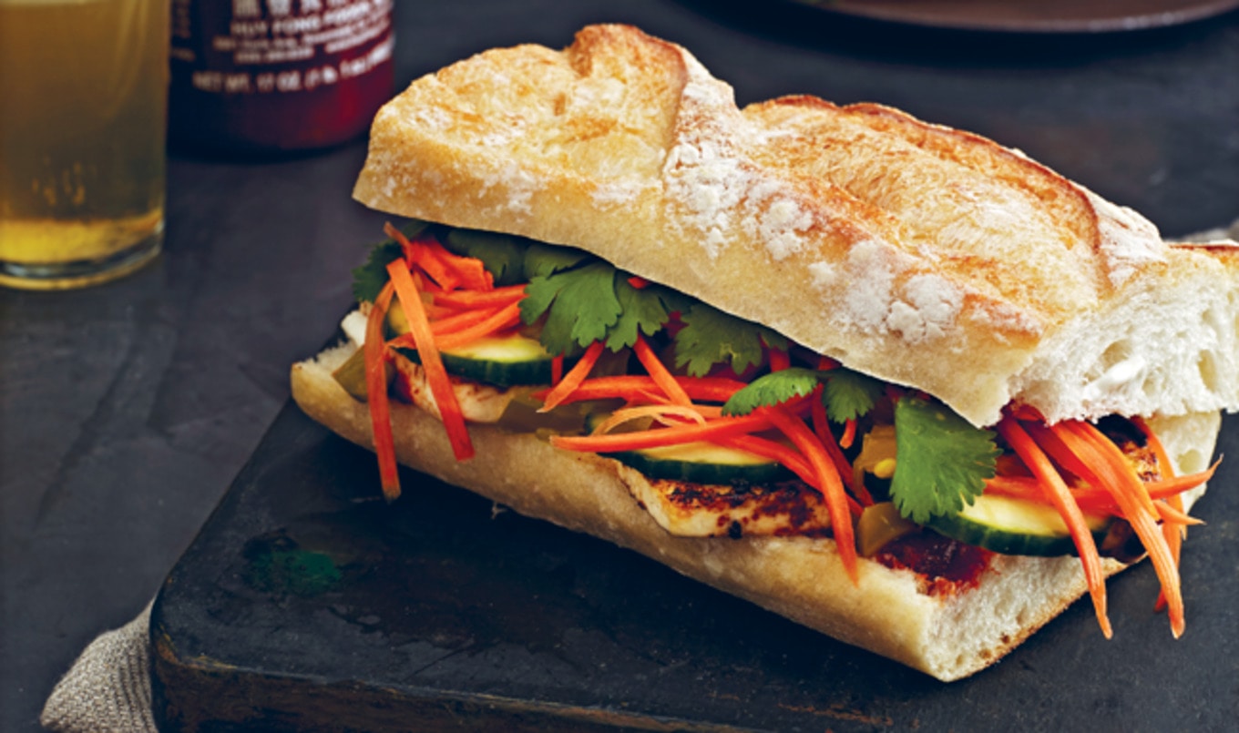 Vietnamese-Inspired Vegan Tofu Bánh Mì