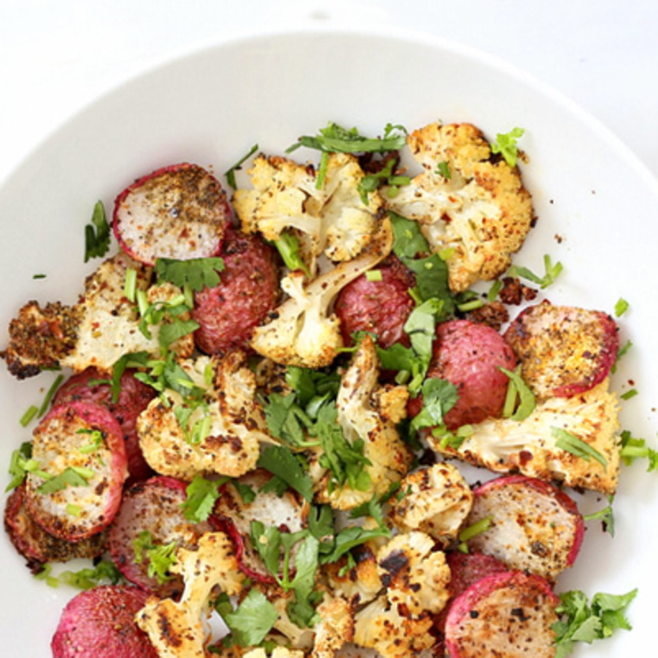 Zesty Roasted Cauliflower With Indian Spices