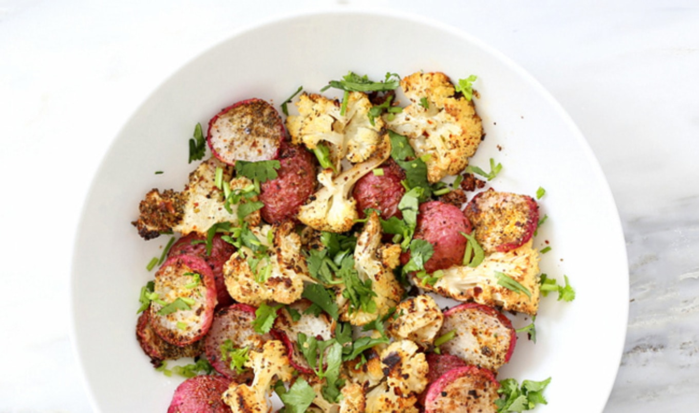 Zesty Roasted Cauliflower With Indian Spices