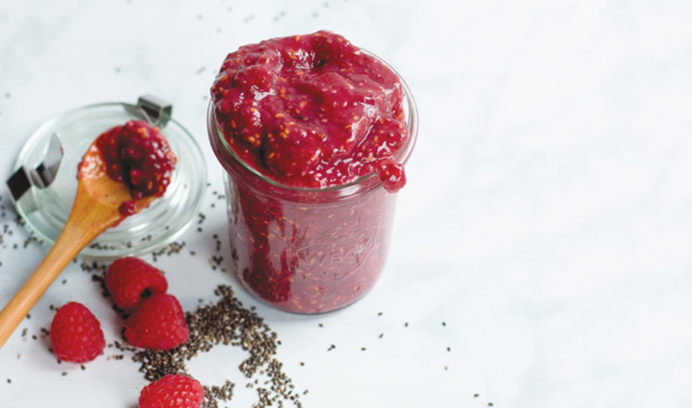 Raspberry Vanilla Chia Jam