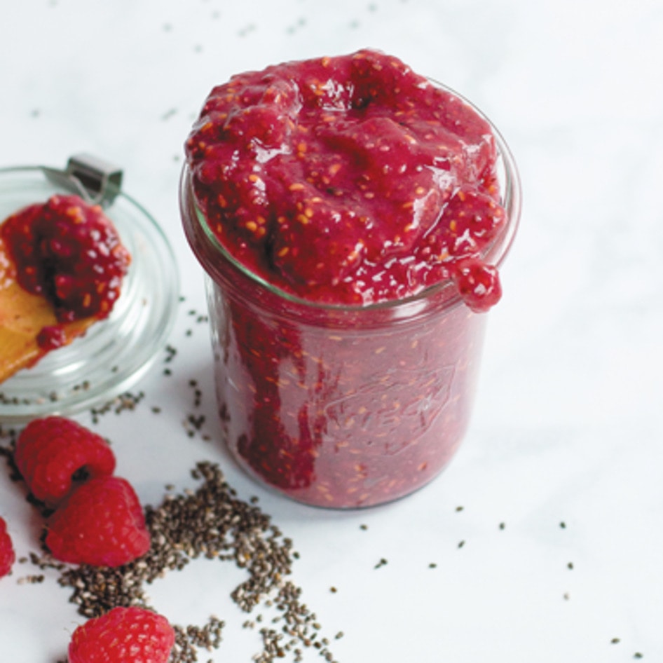 Raspberry Vanilla Chia Jam